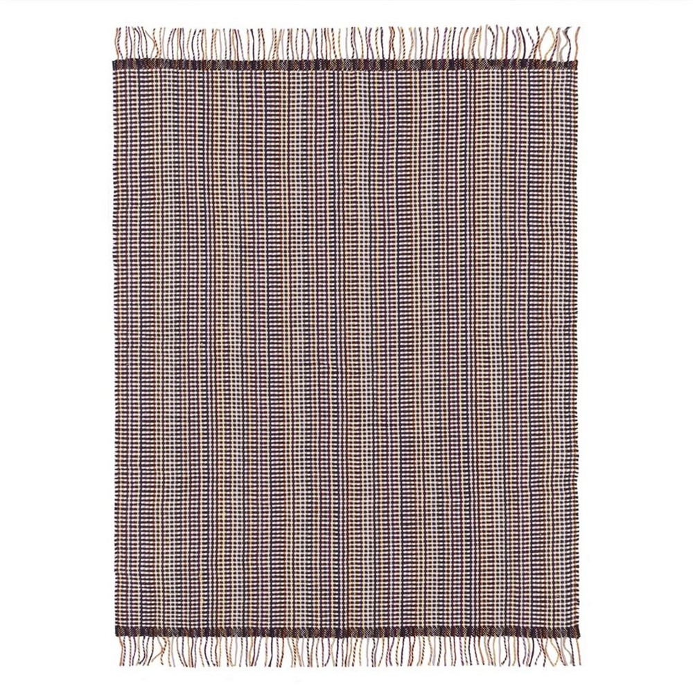 Ashbee Striped Throw by Designers Guild in Berry Purple